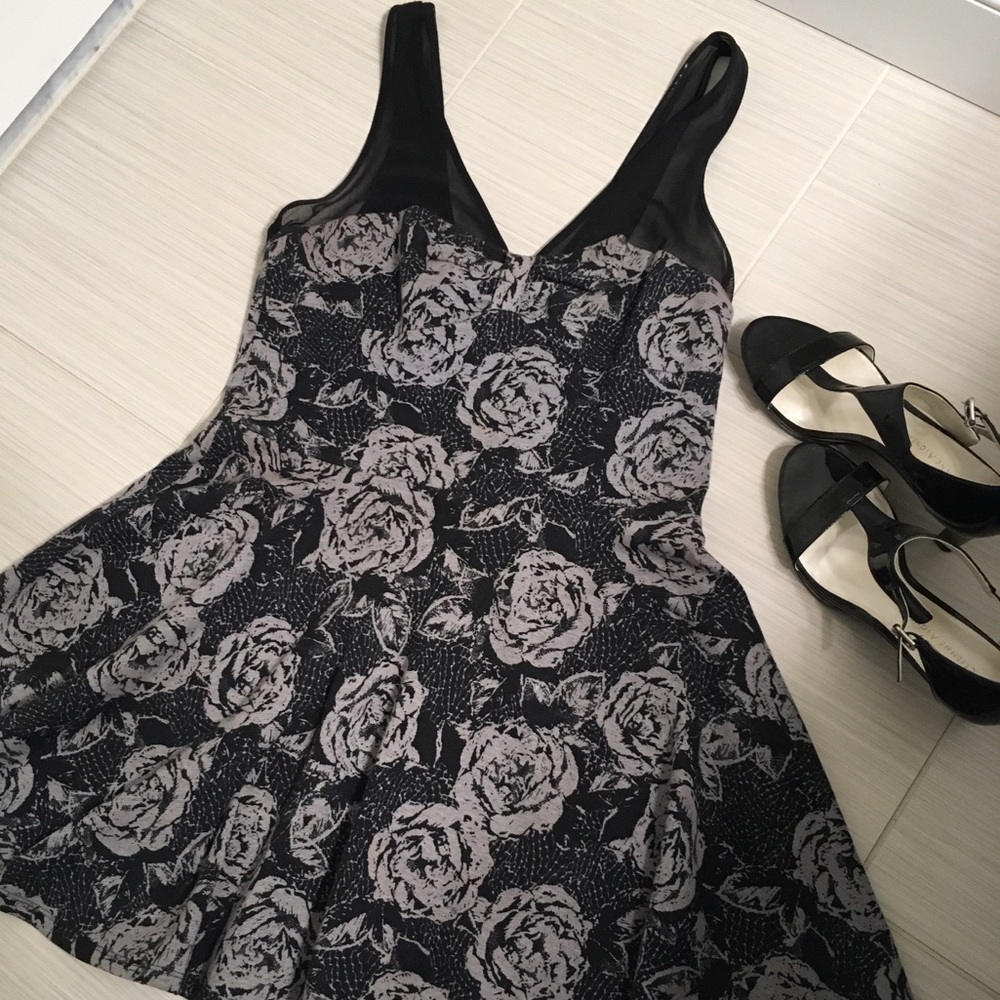 Material Girl Rose Fit & Flair Dress, Sleeveless
